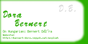 dora bernert business card